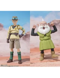 Pack 2 figuras tamashii nations sand land sh figuarts rao & thief 15 & 11cm