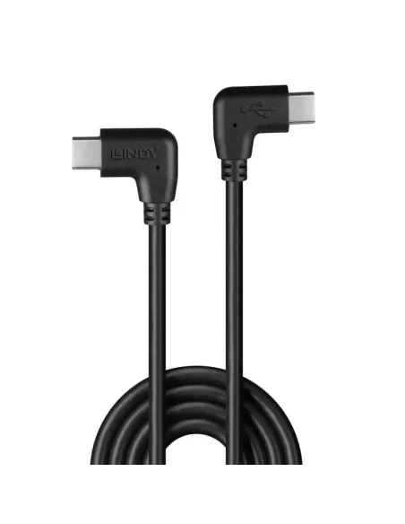 Lindy 32008 cable USB USB 2.0 0,5 m USB C 60 W Negro