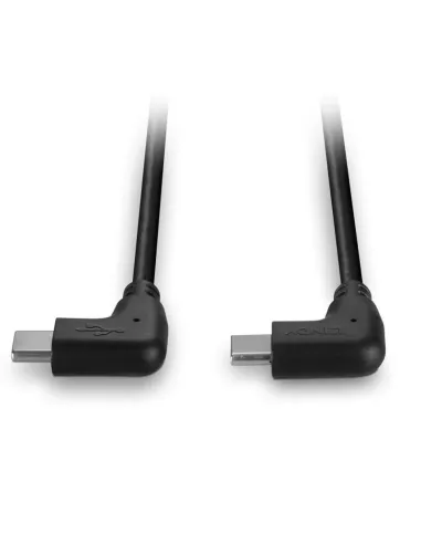 Lindy 32008 cable USB USB 2.0 0,5 m USB C 60 W Negro
