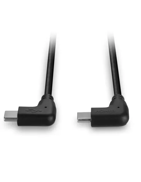 Lindy 32008 cable USB USB 2.0 0,5 m USB C 60 W Negro