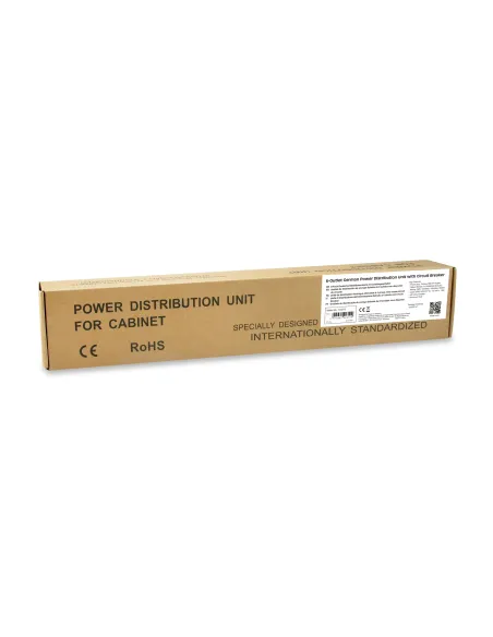 Equip 333312 unidad de distribución de energía (PDU) 6 salidas AC 1U Negro