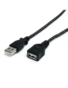 StarTech.com USBEXTAA10BK cable USB USB 2.0 3 m USB A 0,48 Gbit s Negro