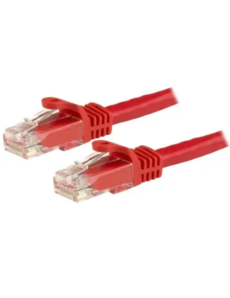 StarTech.com Cable de Red Ethernet Cat6 Sin Enganche de 5m Rojo - Cable Patch Snagless RJ45 UTP