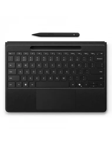 Teclado microsoft surface type cover pro flex + pen para surface pro 10 negro