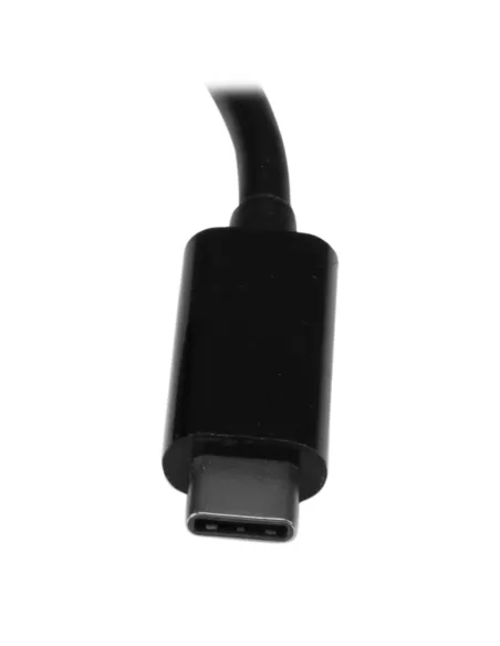 StarTech.com Hub Concentrador USB 3.0 USB-C de 3 Puertos con Ethernet Gigabit y Entrega de Alimentación de 60W con Puerto