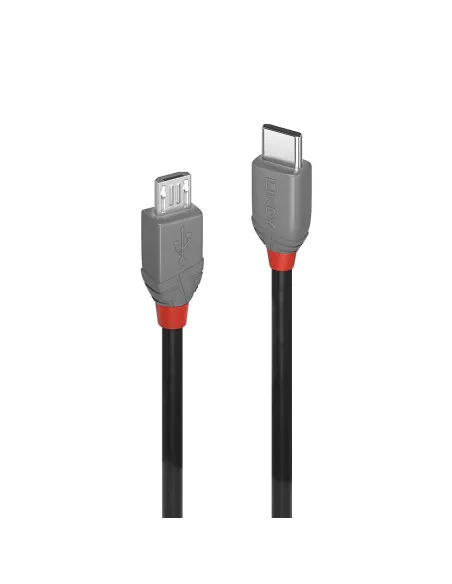 Lindy 36893 cable USB USB 2.0 3 m USB C Micro-USB B 0,48 Gbit s Negro