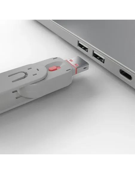 Lindy 40450 bloqueador de puerto Bloqueador de puerto + clave USB tipo A Rosa Acrilonitrilo butadieno estireno (ABS) 5 pieza(s)