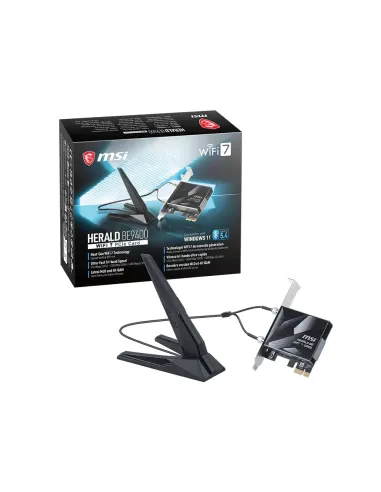 MSI Herald BE9400 WiFi7 PCIe-Card Interno WLAN   Bluetooth 5764 Mbit s