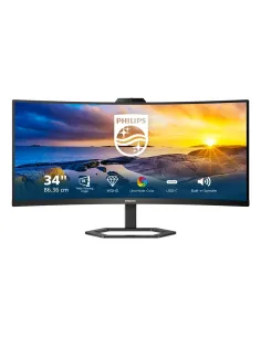 Philips 5000 series 34E1C5600HE 00 pantalla para PC 86,4 cm (34") 3440 x 1440 Pixeles 4K Ultra HD LED Negro