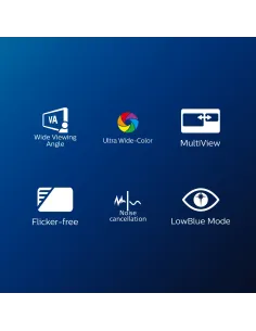 Philips 5000 series 34E1C5600HE 00 pantalla para PC 86,4 cm (34") 3440 x 1440 Pixeles 4K Ultra HD LED Negro 2