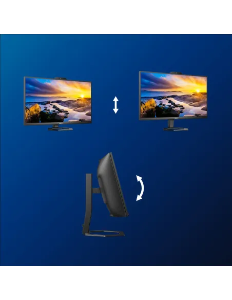 Philips 5000 series 34E1C5600HE 00 pantalla para PC 86,4 cm (34") 3440 x 1440 Pixeles 4K Ultra HD LED Negro