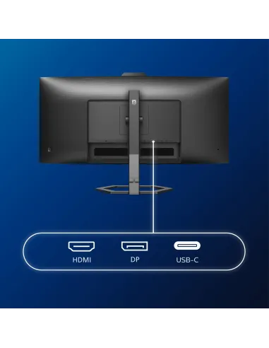 Philips 5000 series 34E1C5600HE 00 pantalla para PC 86,4 cm (34") 3440 x 1440 Pixeles 4K Ultra HD LED Negro
