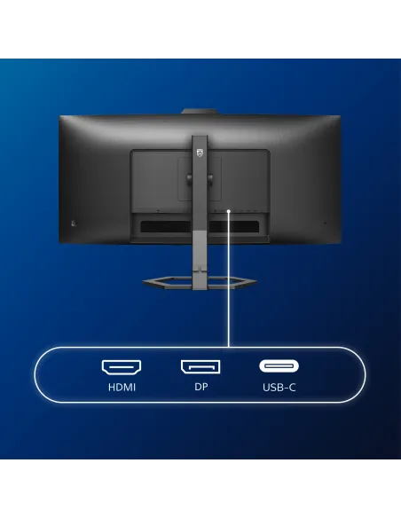 Philips 5000 series 34E1C5600HE 00 pantalla para PC 86,4 cm (34") 3440 x 1440 Pixeles 4K Ultra HD LED Negro