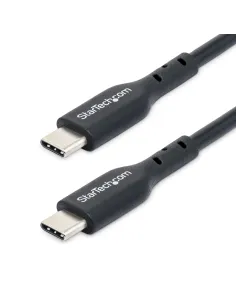 StarTech.com Cable de Carga USB-C de 4m - Cable Cargador USB Tipo C - Cable Cargador USB-C para Portátil - Recubrimiento de TPE