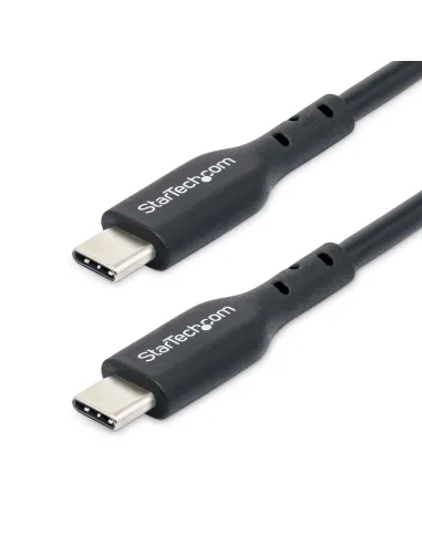 StarTech.com Cable de Carga USB-C de 4m - Cable Cargador USB Tipo C - Cable Cargador USB-C para Portátil - Recubrimiento de TPE