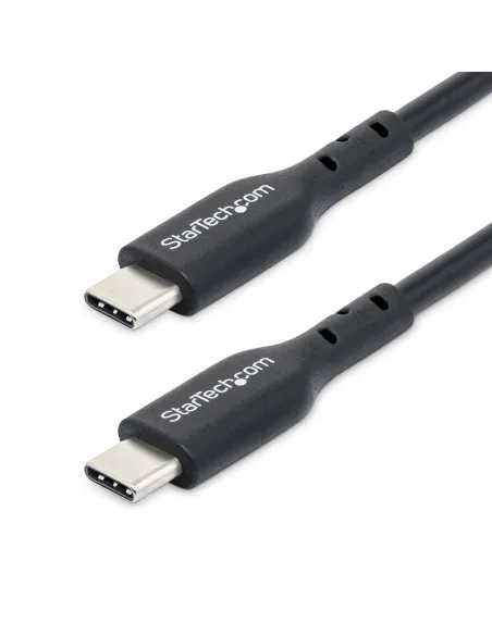 StarTech.com Cable de Carga USB-C de 4m - Cable Cargador USB Tipo C - Cable Cargador USB-C para Portátil - Recubrimiento de TPE