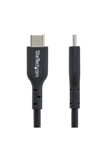 StarTech.com Cable de Carga USB-C de 4m - Cable Cargador USB Tipo C - Cable Cargador USB-C para Portátil - Recubrimiento de TPE