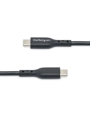 StarTech.com Cable de Carga USB-C de 4m - Cable Cargador USB Tipo C - Cable Cargador USB-C para Portátil - Recubrimiento de TPE