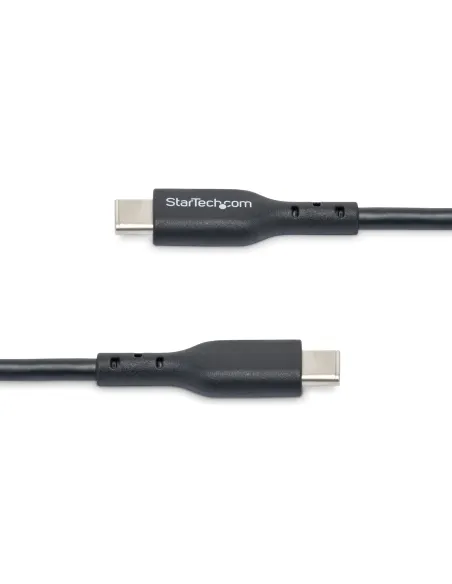 StarTech.com Cable de Carga USB-C de 4m - Cable Cargador USB Tipo C - Cable Cargador USB-C para Portátil - Recubrimiento de TPE