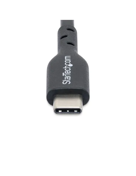 StarTech.com Cable de Carga USB-C de 4m - Cable Cargador USB Tipo C - Cable Cargador USB-C para Portátil - Recubrimiento de TPE