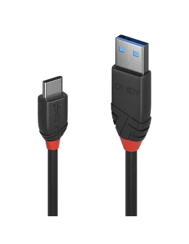 Lindy 36915 cable USB USB 3.2 Gen 1 (3.1 Gen 1) 0,5 m USB A USB C 10 Gbit s Negro