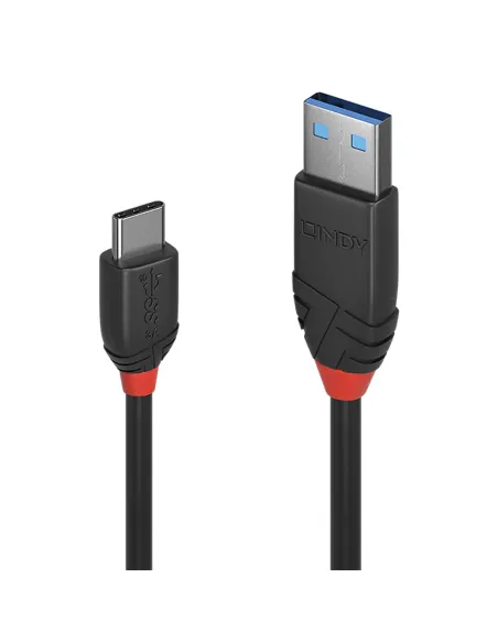 Lindy 36915 cable USB USB 3.2 Gen 1 (3.1 Gen 1) 0,5 m USB A USB C 10 Gbit s Negro