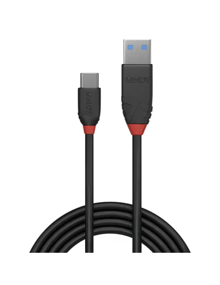 Lindy 36915 cable USB USB 3.2 Gen 1 (3.1 Gen 1) 0,5 m USB A USB C 10 Gbit s Negro