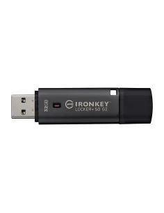 Kingston Technology IronKey 32GB Locker Plus 50 G2, FIPS 197, AES-256 2
