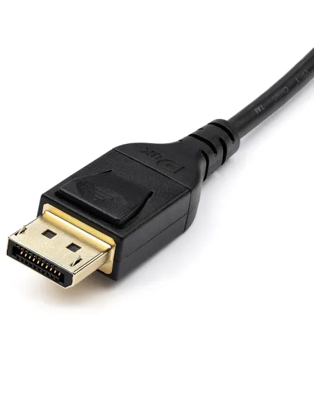 StarTech.com Cable Adaptador de 2m Mini DisplayPort a DisplayPort 1.4 Certificado por VESA - HDR de 8K 60Hz HBR3 - Cable mDP a