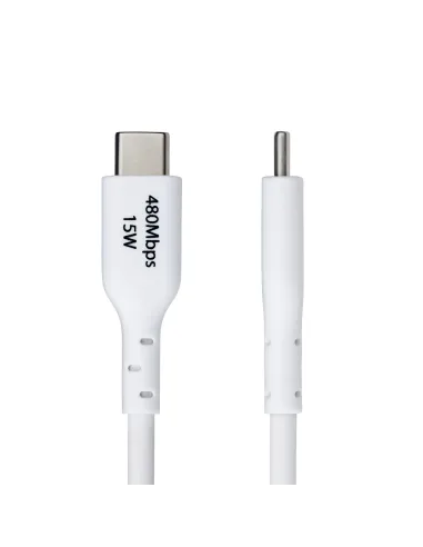 StarTech.com Cable de Carga USB-A a USB-C Blanco de 2m - Cable de Carga USB Tipo C - Carga Rápida de 3A - Cable de