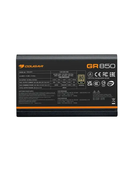 COUGAR CGRGDN-850 unidad de fuente de alimentación 850 W 20+4 pin ATX ATX Negro