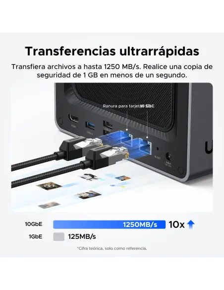 Ugreen NASync DXP4800 Plus NAS Escritorio Intel® Pentium® Gold 8505 8 GB DDR5 0 TB UGOS Pro
