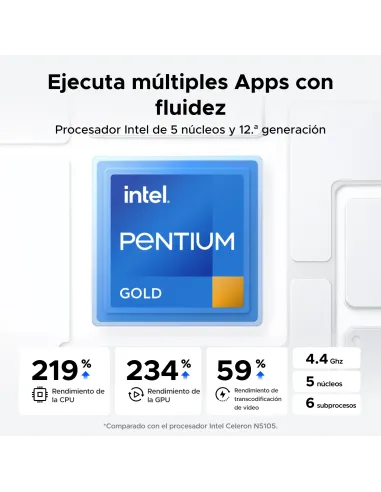 Ugreen NASync DXP4800 Plus NAS Escritorio Intel® Pentium® Gold 8505 8 GB DDR5 0 TB UGOS Pro
