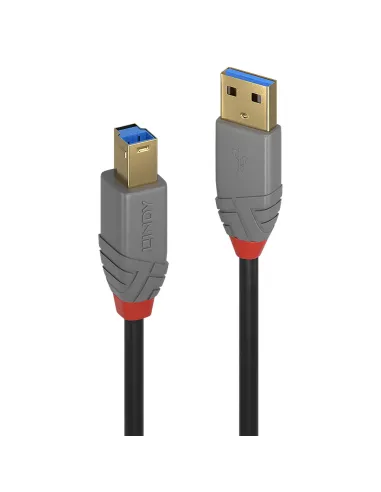 Lindy 36744 cable USB USB 3.2 Gen 1 (3.1 Gen 1) 5 m USB A USB B 5 Gbit s Negro