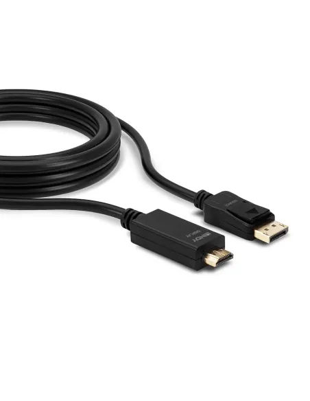 Lindy 36920 adaptador de cable de vídeo 0,5 m DisplayPort HDMI tipo A (Estándar) Negro