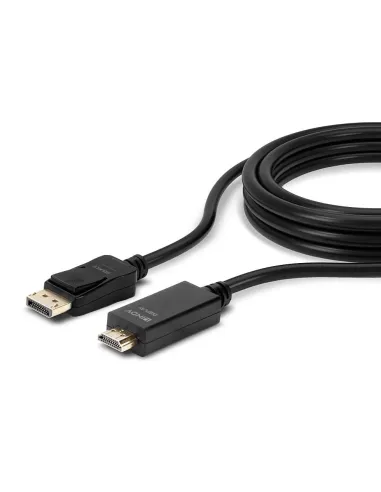Lindy 36920 adaptador de cable de vídeo 0,5 m DisplayPort HDMI tipo A (Estándar) Negro