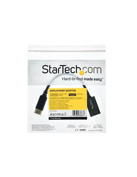 StarTech.com Adaptador Conversor de Vídeo DisplayPort a HDMI - Convertidor DP Pasivo - 1920x1200
