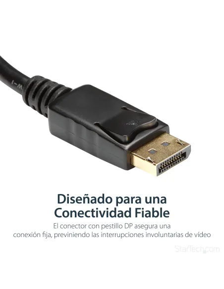 StarTech.com Adaptador Conversor de Vídeo DisplayPort a HDMI - Convertidor DP Pasivo - 1920x1200