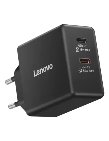 Lenovo 40AW065BEU adaptador e inversor de corriente Interior   exterior 65 W Negro
