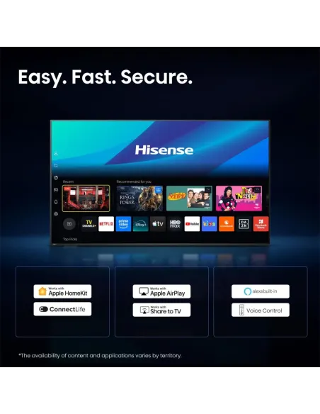 Hisense 43A6S 109,2 cm (43") 4K Ultra HD Smart TV Wifi Negro