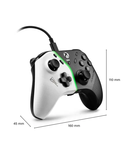 Thrustmaster H.E.A.R.T. Negro, Blanco USB Gamepad PC, Xbox One, Xbox One S, Xbox One X