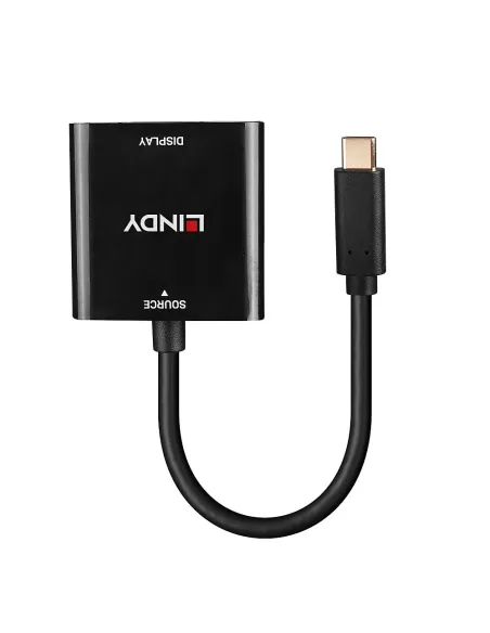 Lindy 43269 Adaptador gráfico USB 3840 x 2160 Pixeles Negro