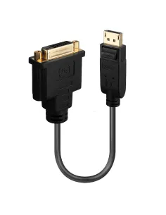 Lindy 41004 adaptador de cable de vídeo 0,15 m DisplayPort DVI-D Negro