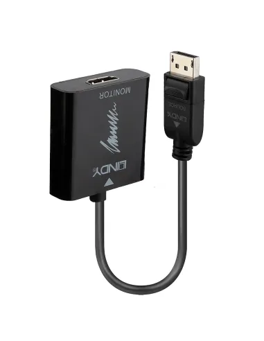 Lindy 41068 adaptador de cable de vídeo 1,5 m DisplayPort HDMI tipo A (Estándar) Negro