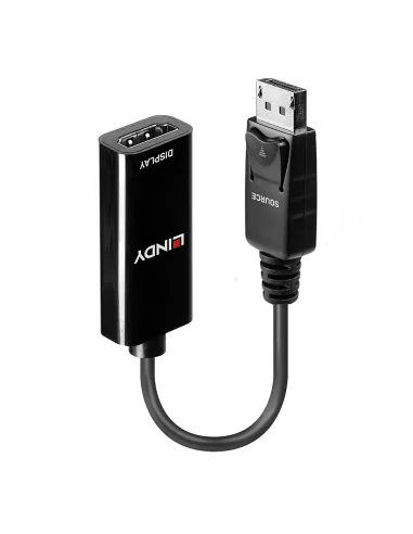 Lindy 41718 adaptador de cable de vídeo 0,15 m DisplayPort HDMI Negro