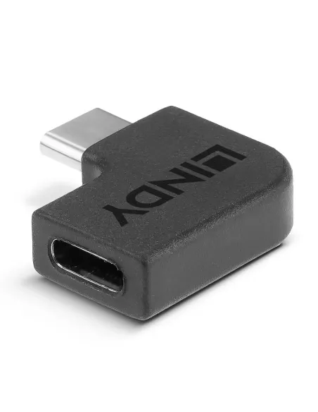 Lindy 41894 cambiador de género para cable USB 3.2 Type C Negro