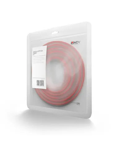 Lindy 48181 cable de red Rojo 0,5 m Cat6 U UTP (UTP)