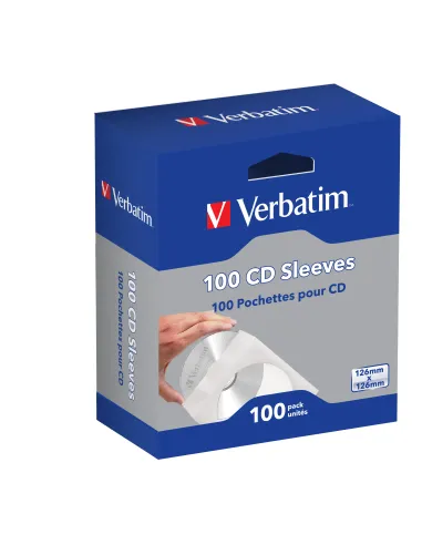 Verbatim Fundas de CD (papel), paq 100