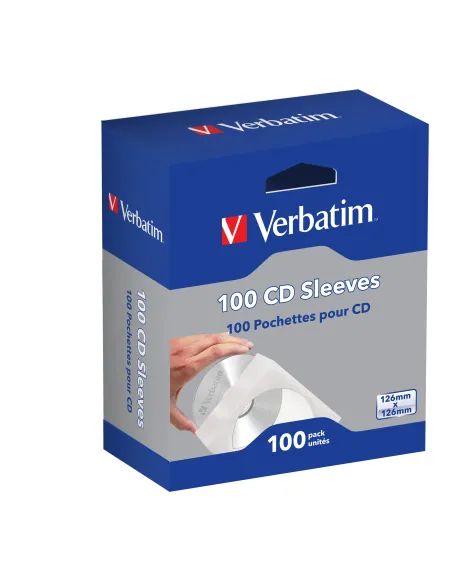 Verbatim Fundas de CD (papel), paq 100