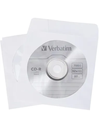 Verbatim Fundas de CD (papel), paq 100